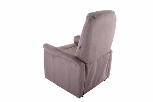 TV-Sessel MYRON - Aufstehhilfe, Relaxfunktion, Stoff, Braun