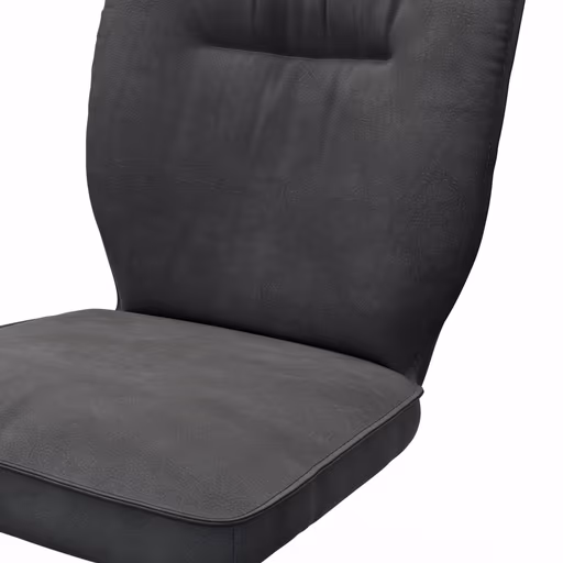 Stuhl Westmore - drehbar, Stoff, Anthrazit