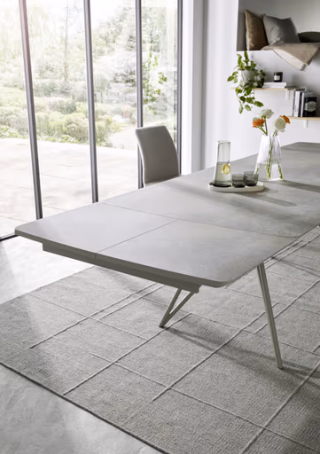 Esstisch Sedana - ausziehbar, LB ca. 200x100 cm, HPL, Grau