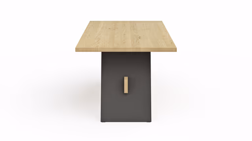 Esstisch Phoenix - LB ca. 220x100 cm, Eiche massiv, Bianco geölt