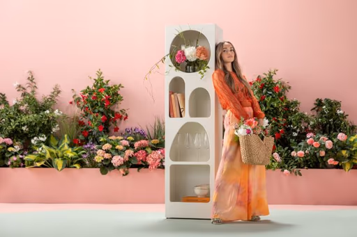 Regal- LB ca. 180x48 cm, Weiß