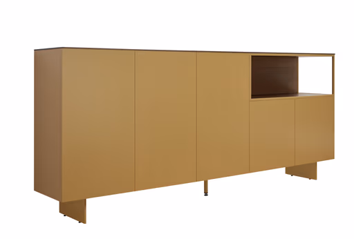 Sideboard Satola- Lack matt, Ocker