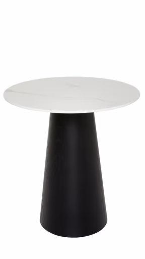 Beistelltisch Cono - DH ca. 40x45 cm, Keramik, Weiß