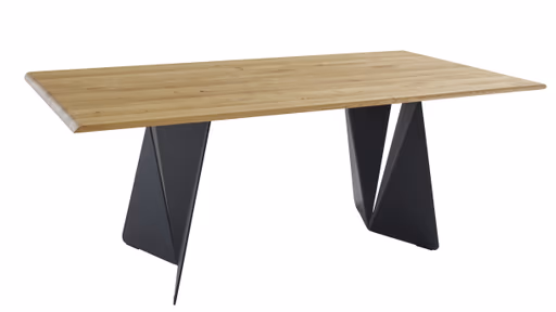 Esstisch Cinque Passi - LB ca. 240x95 cm, Asteiche massiv natur