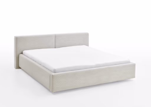  Polsterbett - Liegefläche ca. 180x200 cm, Stoff, Beige