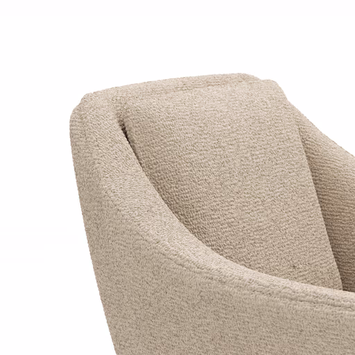 Sessel Karasu - Posh, Stoff, Natur