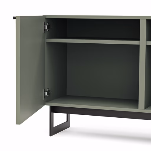 Sideboard 4450 - Lack, Olivgrün