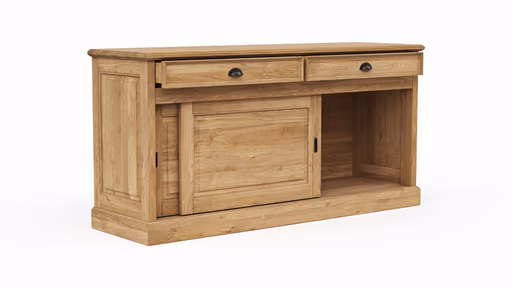 Anrichte Louisiana - Wildeiche teilmassiv, geölt