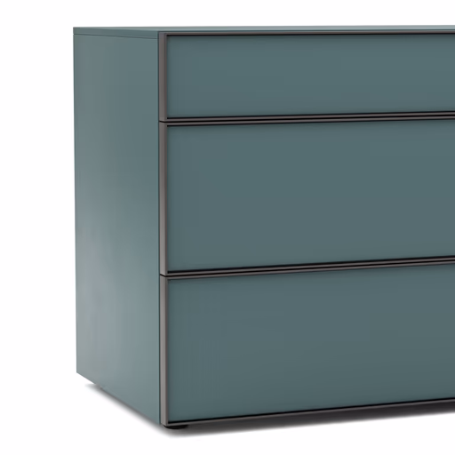 Kommode Loretto - BHT ca. 135x70x53 cm, Lack matt, Salbeigrün