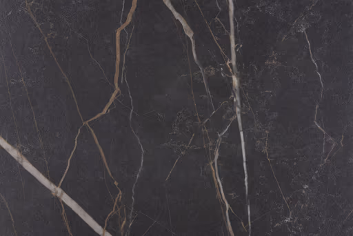 Couchtisch Fano - LBH ca. 121x75x38 cm, HPL, Schwarz marmoriert