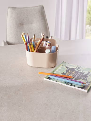 Esstisch Dinner - ausziehbar, LB ca. 160x 90 cm, HPL, Sand