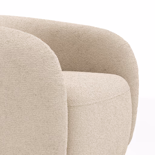 Sessel Karasu - Stoff, Natur