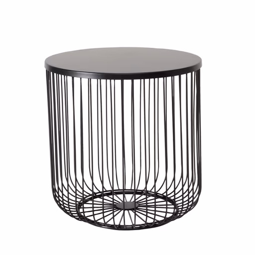 Beistelltisch - LBH ca. 38x38x41 cm, Schwarz