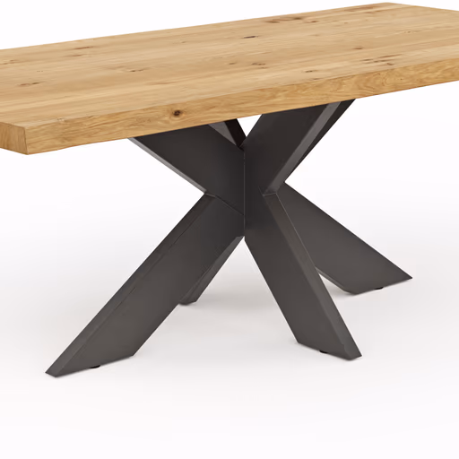 Esstisch Clifton - LB ca. 220x100 cm, Wildeiche massiv