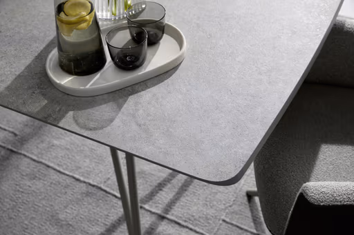 Esstisch Sedana - LB ca. 200x100 cm, HPL, Grau