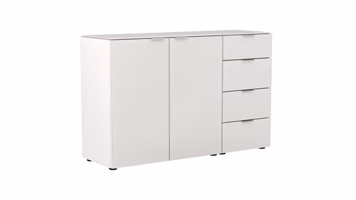 Kommode Colorado Beimöbel - BHT ca. 135x87x43 cm, Offwhite