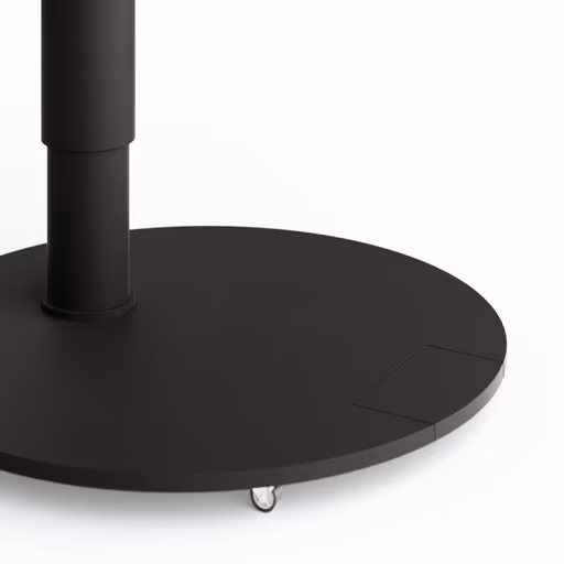 Beistelltisch Camas - LBH ca. 50x50x48 cm, Keramik schwarz