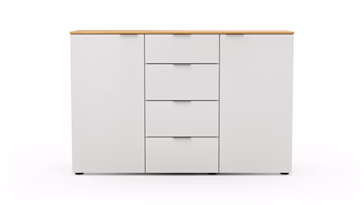 Kommode Colorado Beimöbel - BHT ca. 135x87x43 cm, Weiß