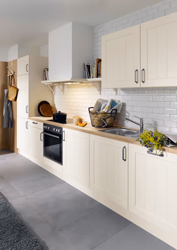 Küchenzeile 55.200 3 525, Magnolia Satin