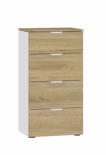 Kommode JOIN IT- Eiche Dekor, Weiß
