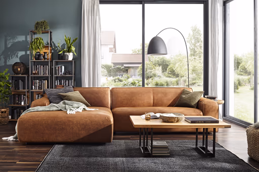 Couchtisch Oakhaven - BHL ca. 80x41x120 cm, Zerreiche massiv, natur geölt