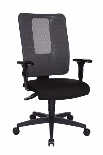 Bürodrehstuhl Ergo Work 250 - Stoff, Schwarz