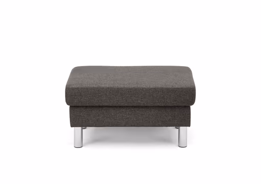 Hocker COOL - BL. ca. 70x70, mit Stauraum, Stoff, Mocca