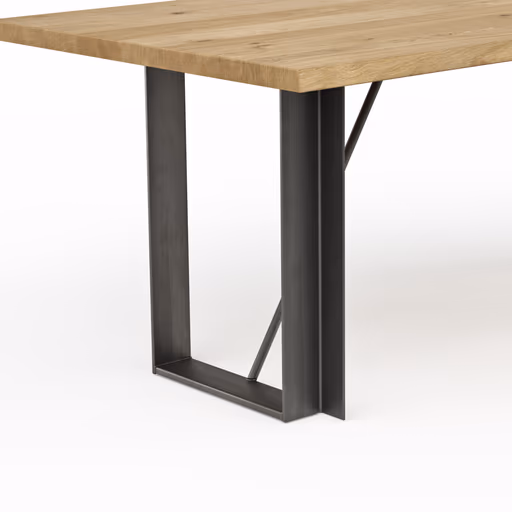 Esstisch Bakersfield - LB ca. 200x100 cm, Asteiche massiv, geölt