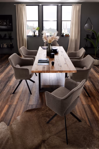 Esstisch - LB ca. 220x100 cm, Zerreiche massiv