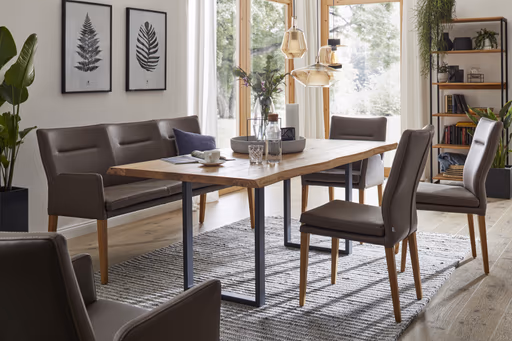 Esstisch 3150 - LB ca. 180x100 cm, Eiche massiv geölt