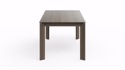 Esstisch Saratoga - ausziehbar, LB ca. 200x95 cm, Buche massiv, silbergrau geölt