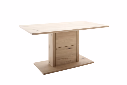 Esstisch - LB ca. 160x90 cm, Eiche Nachbildung, Eiche massiv geölt