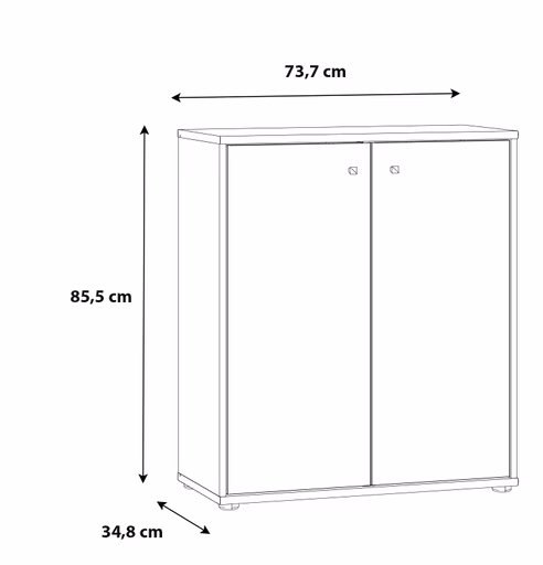 Kommode FAIK - Weiß