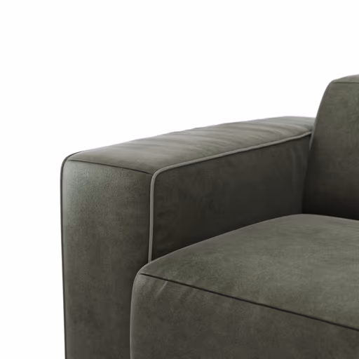 Sofa Elementos - 3 Sitzer, Stoff, Olive