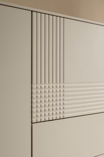 Sideboard Colore - B ca. 200 cm, Lack, Weiß