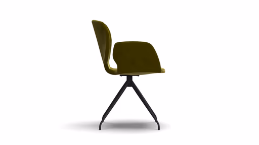 Armlehnstuhl Saltino - Stoff, Schlammgrün