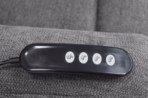 TV-Sessel MIKLAS - Aufstehhilfe, Relaxfunktion, Stoff, Grau