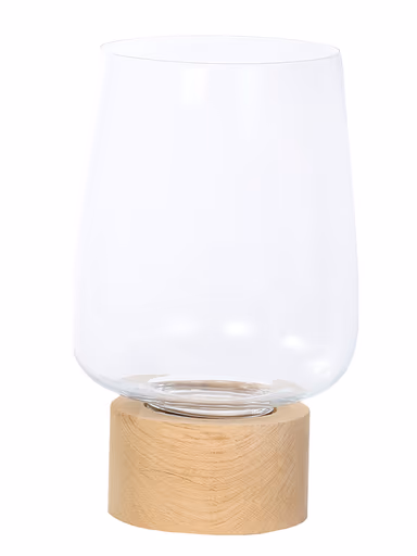 Windlicht - Holz/Glas, HD ca. 45x29 cm