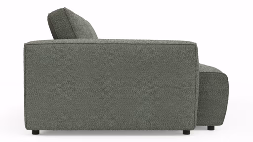 Bigsofa Lilaia - 3-Sitzer Tief, Stoff, Olivgrün