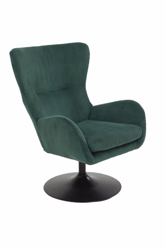 Sessel - drehbar, Stoff, Grün