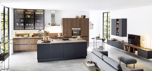 Wohnwand zu Inselküche 34.190 1 321