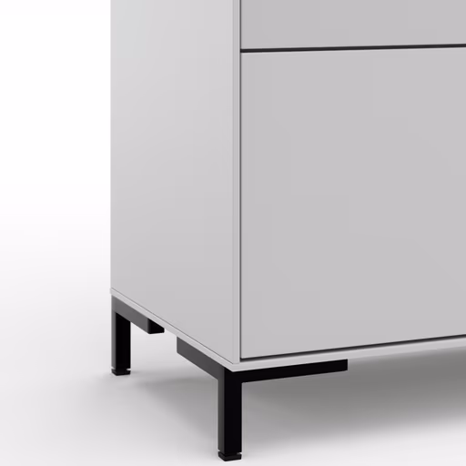 Sideboard Medio - Lack, Weiß