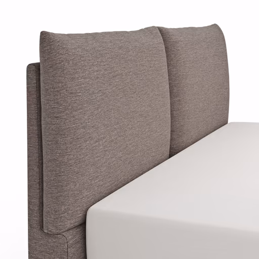 Boxspringbett Alpin - Liegefläche ca. 180x200 cm, Stoff, Anthrazit