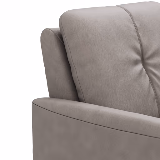 Sofa Tenero - 2-Sitzer, Stoff, Grau