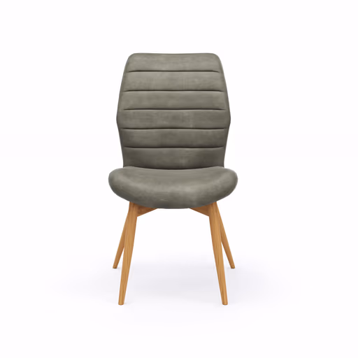 Stuhl Dalyan - Stoff, Grau