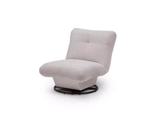 Drehsessel - Stoff, Hellgrau