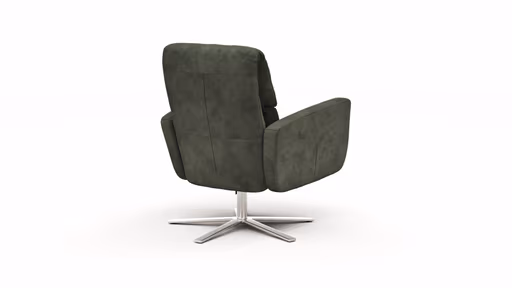 Drehsessel Lotta -Größe L, inkl. Relaxfunktion, Stoff, Olive