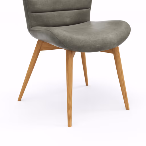 Stuhl Dalyan - Stoff, Grau