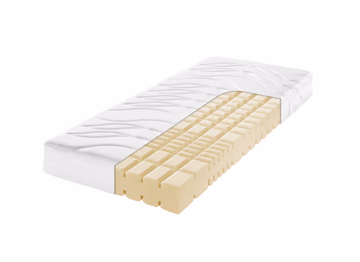 7-Zonen-Komfortschaumkern-Matratze- Liegefläche ca. 200x200 cm, Mittel