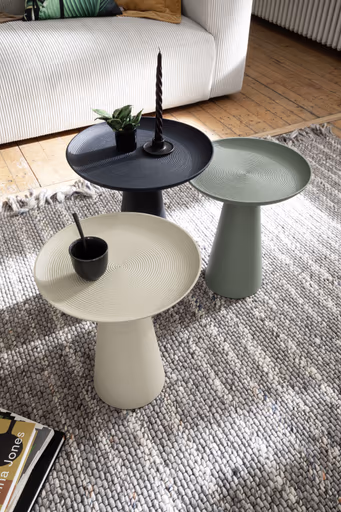 Beistelltisch Svala Medium - Aluminium, Jade